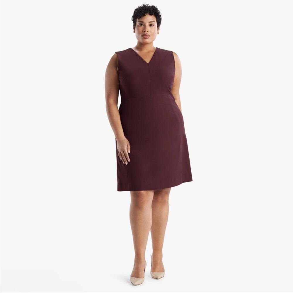 NWT New M.M. LaFleur The Annie Dress in Claret Size +1 (18)